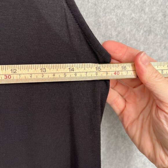 Athleta Cloudlight Twist Back Tank Top Size XS Black Soft Stretch Active Long - Picture 7 of 9